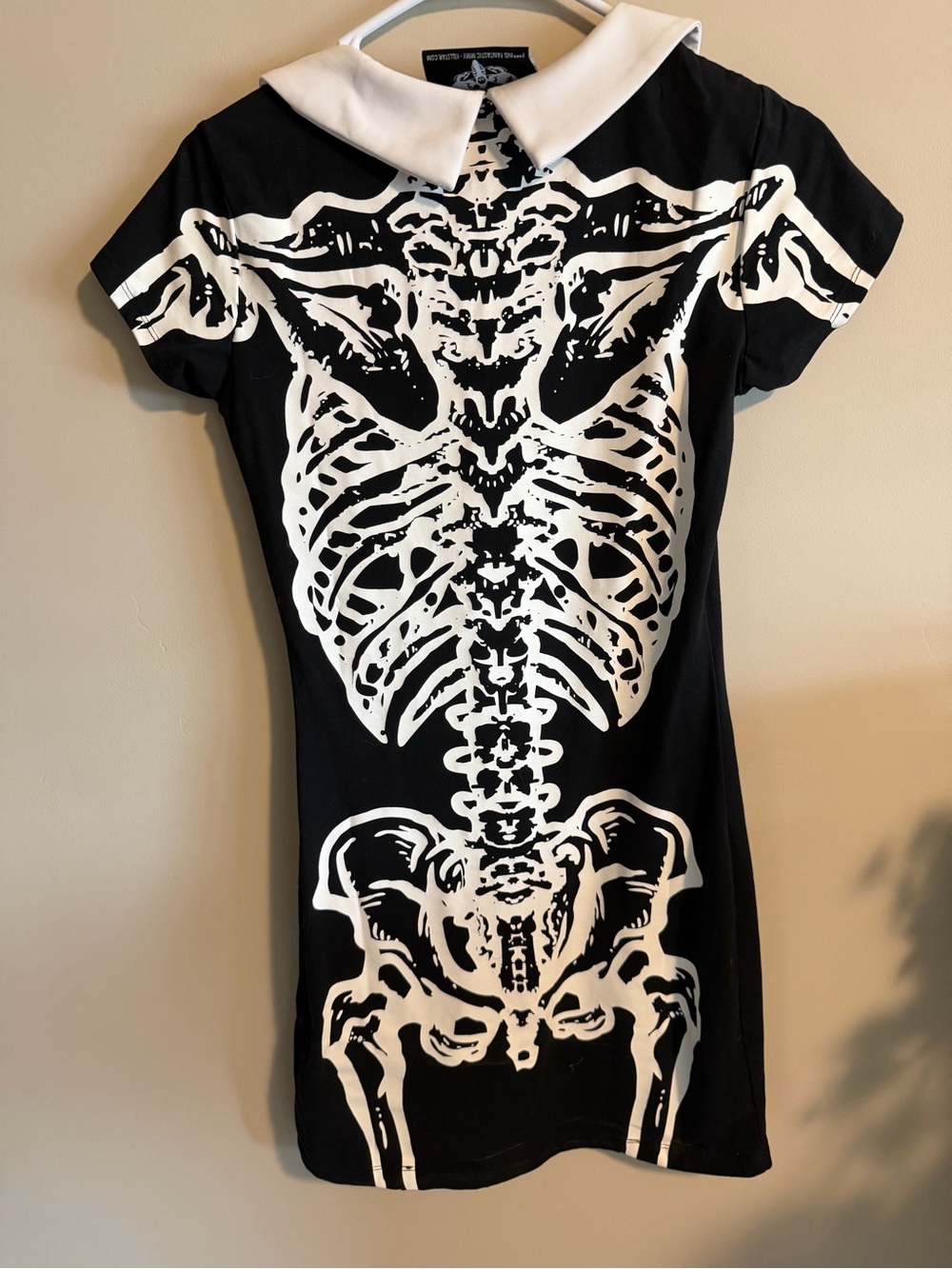 KILLSTAR Skeleton Collar Dress - Picture 2 of 3